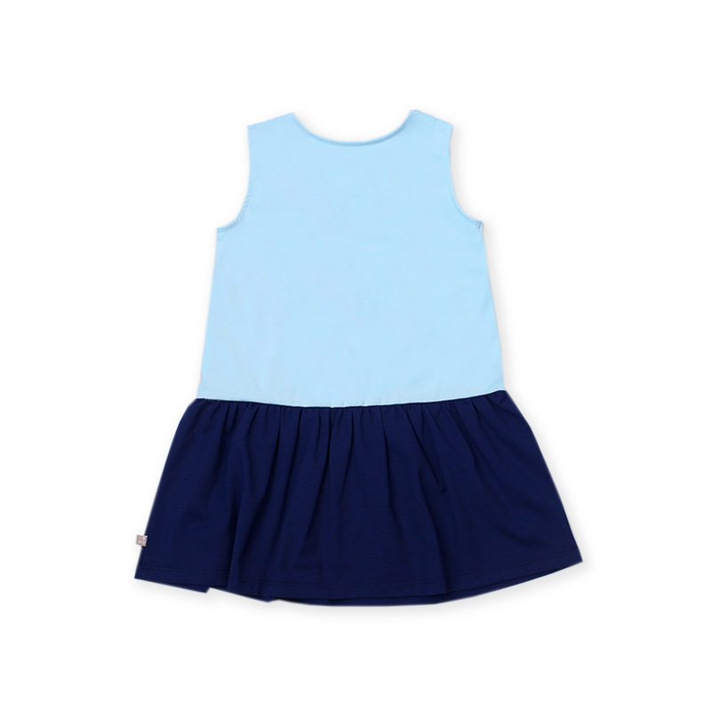 Urban Kids Colourblock Dress (Blue)