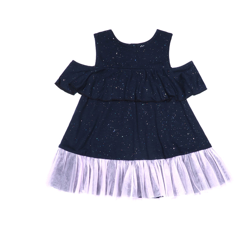 EASYEO Ocean Waves Sparkling Toddler Romper Dress