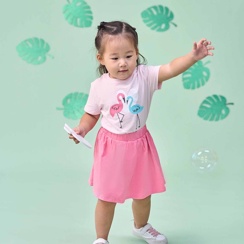 Tropical Land Toddler Essential Tee (Pink)