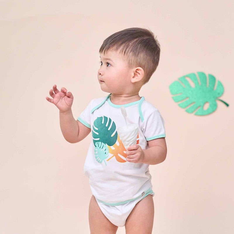 Tropical Land Baby Easyeo Rompers 3 Pc Bundle (Green)