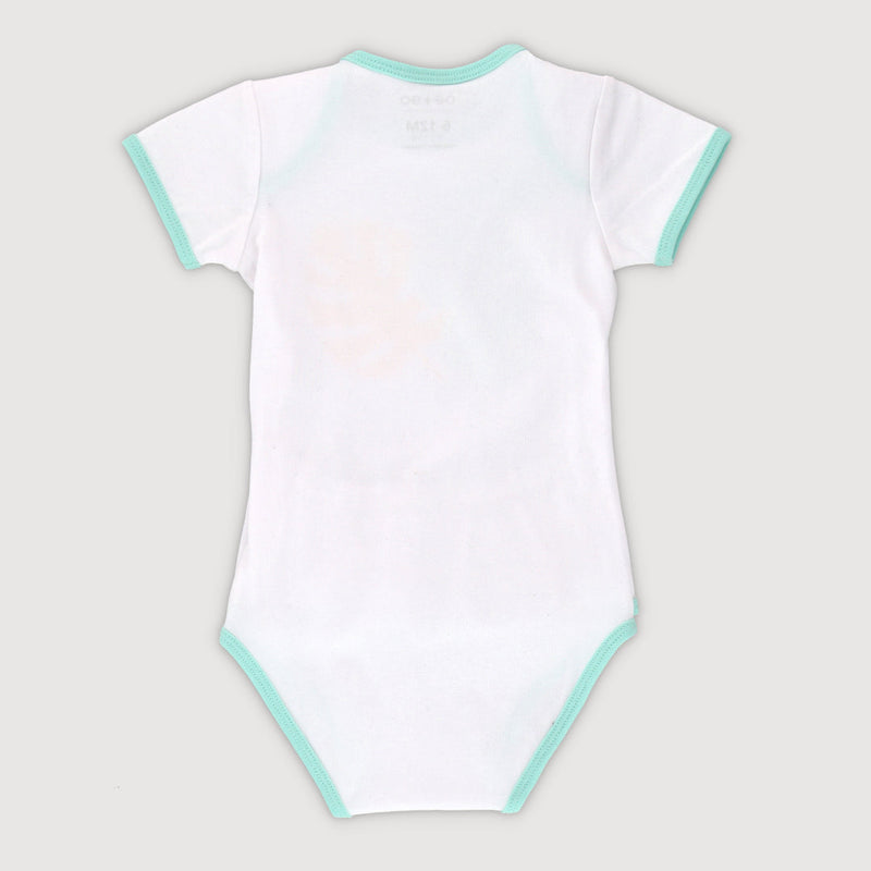 Tropical Land Baby Easyeo Romper (White)