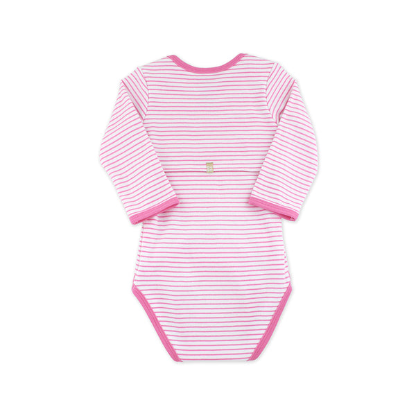 EASYEO Candy Stripes Long Sleeves Romper